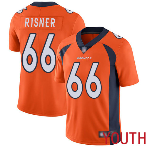 Youth Denver Broncos 66 Dalton Risner Orange Team Color Vapor Untouchable Limited Player Football NFL Jersey
